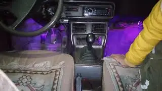 Ful Orjinal Tofaş Şahine Sese Duyarlı RGB Ayak Altı Led Montajı Yaptık..! Gezen Pavyon Oldu :))