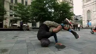 Breakdance in Montreal Downtown in 2018