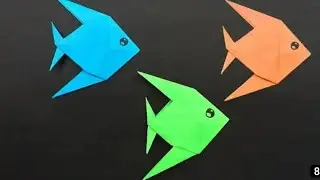 How to make an origami fish
