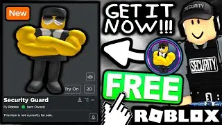 FREE ACCESSORY! HOW TO GET Security Guard Shoulder Buddy! (ROBLOX Festival Tycoon Event)