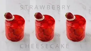 STRAWBERRY CHEESECAKE 🍰🍓 | Denise Castagno |