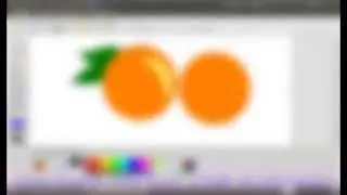 KolourPaint Tutorial-Orange Fruit