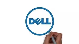 How to draw Dell logo