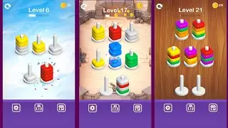 Color Jelly Sorting Puzzle Gameplay Video