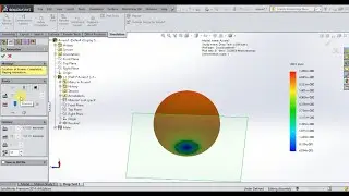 Drop test analysis in solidworks || Solidwork simulation tutorials || Cluster mix