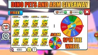 LIVE GIVEAWAY ARM WRESTLE SIMULATOR [WORLD 3 ONLY] PETS AND ARM GIVEAWAY
