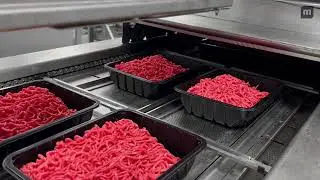 MULTIVAC T 305 Compact Traysealer Packaging Equipment - Modified Atmosphere Package - Ground Beef