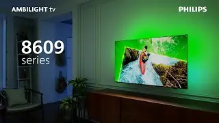 Philips 4K Ambilight TV 8609 | LED | Dolby Atmos