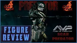 Hot Toys Scar Predator Review MMS 190!!