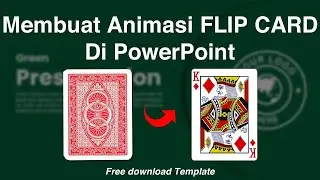 Template PPT Skripsi | Semudah ini buat Animasi Flip Card di Powerpoint?! | FREE DOWNLOAD TEMPLATE