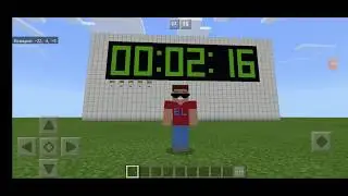 Электронные часы в Minecraft (перезалив)