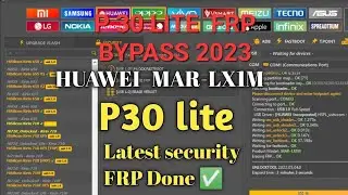 REMOVE FRP HUAWEI P30 LITE MAR LX1M WITH UNLOCK TOOL 2023حصري حذف جوجل أكونت من هواوي الاصدار 👌👍❤️‍🔥