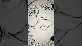 Drawing the Wizard from Stardew Valley #shorts