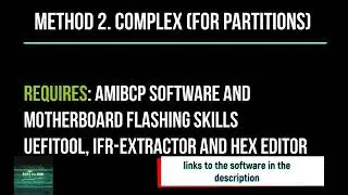 Unlock  BIOS settings