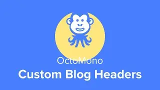 Weebly custom blog banners/header - Octomono Blogheader