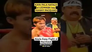INAKALANG EASY TUNE UP FIGHT LANG SI PACQUIAO #shorts  #boxing