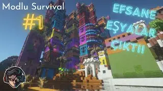 KALE YAĞMALADIK! (Efsane eşyalar çıktı) Modlu Survival #1