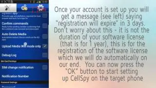 CellSpy Android Registration (Alternative Method)