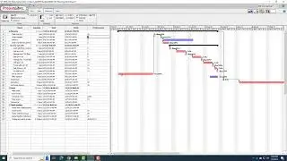Finishing and deconflicting a ProjectLibre project plan