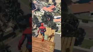 SPIDER MAN | GTA V GAMEPLAY | RAGDOLLS #SHORT