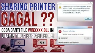 How to fix error 0x00000709 dan 0x0000011b when sharing a printer without removing Windows Update