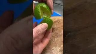 Cool lime garnish