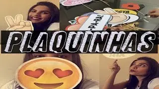 Aprenda a fazer plaquinhas para fotos!