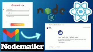 Working Contact form in Node.js with Nodemailer & Gmail |  Step-by-Step Tutorial in Hindi