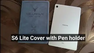 Samsung galaxy S6 lite Cover with SPen holder. Samsung tab cover