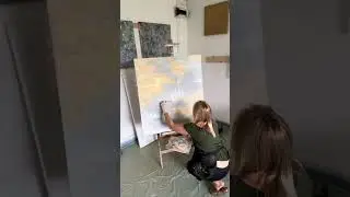 Jak vytvořit interiérový obraz ?  #process #umeni #art #tvorba #artwork #abstractart #obraz #design