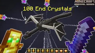 I MADE THIS ENDER DRAGON STRONG THEN FOUGHT IT [Minecraft Pe Survival Ep-11]
