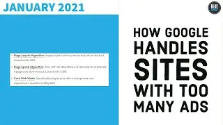 How Google Handles Sites with Too Many Ads