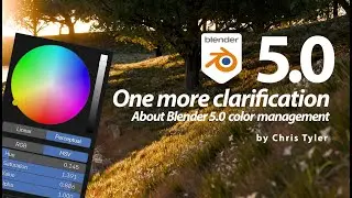 Blender 5 color management, it's not that hard...