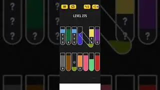 Water Sort Puzzle level 275