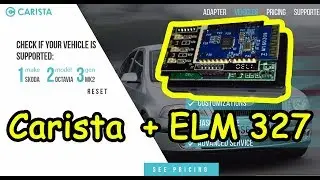 ELM327 + Carista. Testing on a Renault Sandero