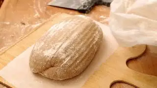 Гречневый хлеб с луком на закваске