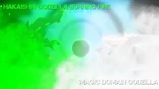 Hakaishin Godzilla Burning Fire Vs Magic Domain Godzilla | Animation | MonsterVerse