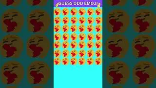 how good are your eyes? can you guess the odd emoji challenge?