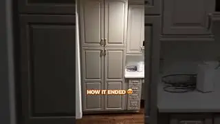 We love newly painted cabinets 😍