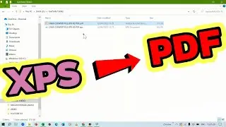 Cara Ubah File Berformat Xps ke Format Pdf