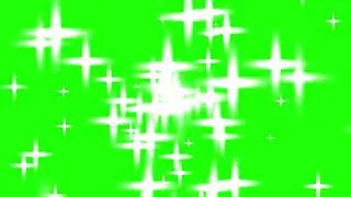 Bright Stars Green Screen Animation
