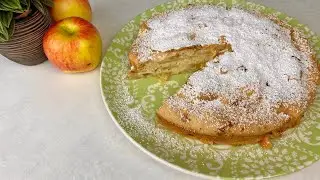 Simple apple pie. Fast and tasty. Charlotte