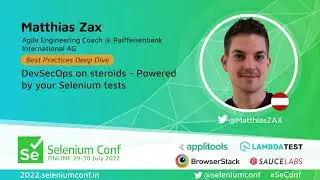 DevSecOps on steroids - Powered by your Selenium tests by Matthias Zax 
