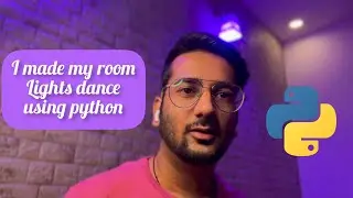 I made my room lights dance using python | @ShubhamChhimpa