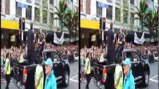 3D - All Blacks Rugby World Cup Victory Parade in Auckland
