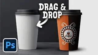 Easy Steps To Create Paper Cup Mock-Up Template in Photoshop | Photoshop Tips
