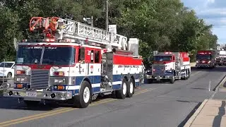 Northampton Fire Department 3rd Annual Block Party Lights & Sirens Fire Truck Parade
