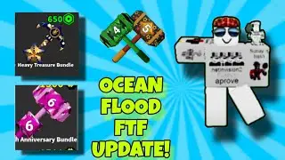 Playing the new OCEAN FLOOD update!(Roblox FLee the facility)