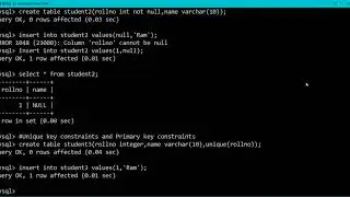 Types of Integrity Constraints