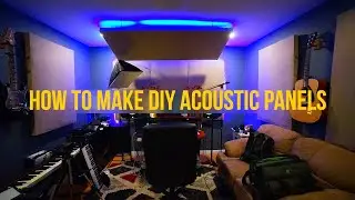 How To Make Cheap DIY Acoustic Panels (Sound Absorbers)!